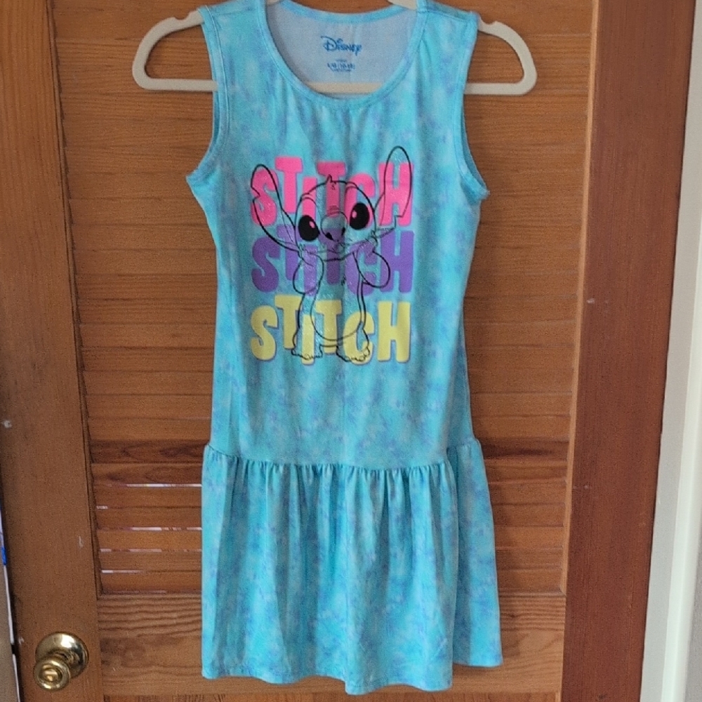 Disney Stitch Blue Sleeveless Dress